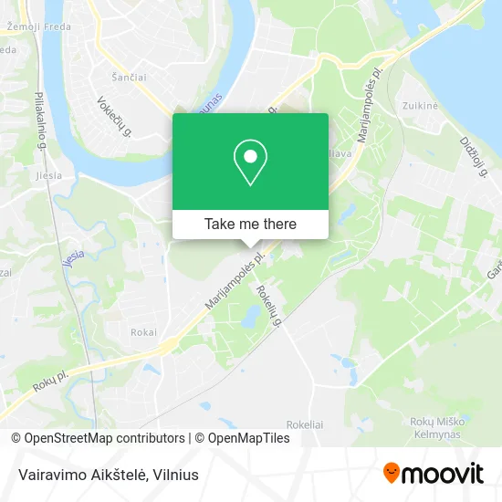 Карта Vairavimo Aikštelė