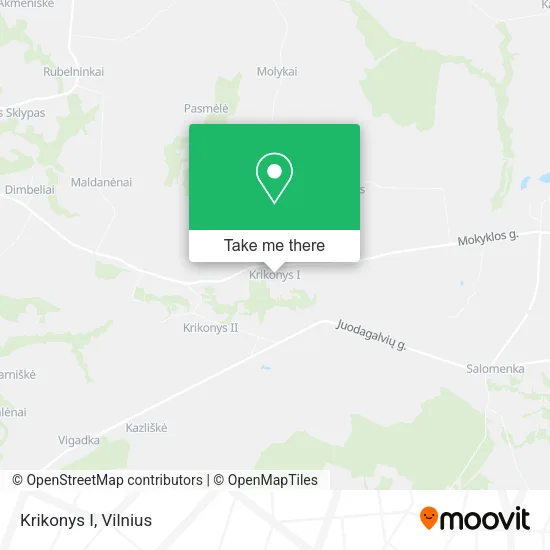 Карта Krikonys I