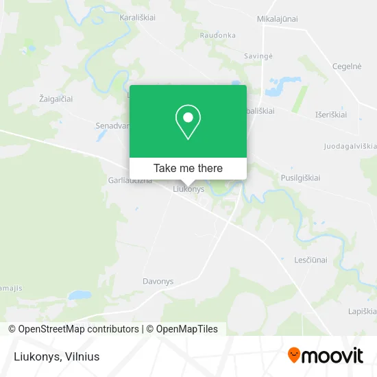 Карта Liukonys