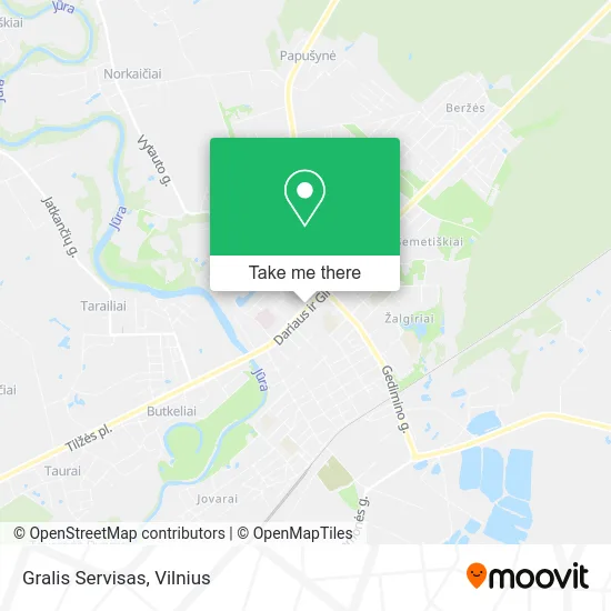 Карта Gralis Servisas