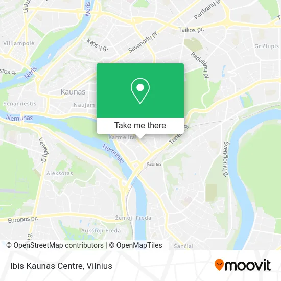 Карта Ibis Kaunas Centre