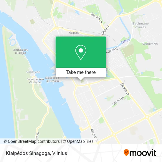 Карта Klaipėdos Sinagoga