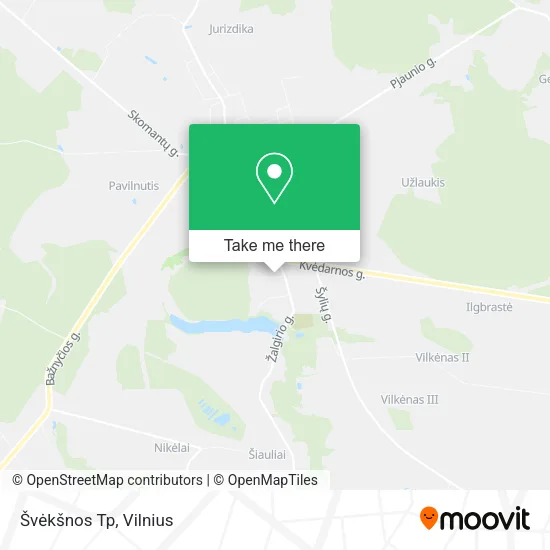 Карта Švėkšnos Tp