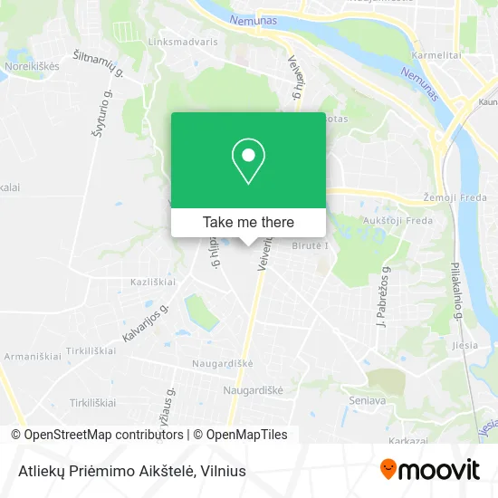 Карта Atliekų Priėmimo Aikštelė
