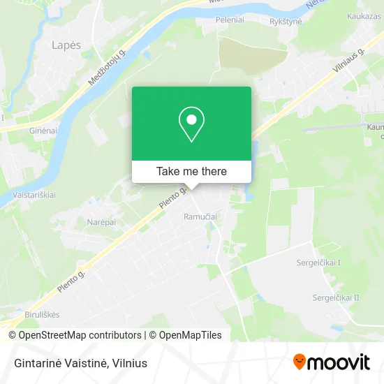 Карта Gintarinė Vaistinė