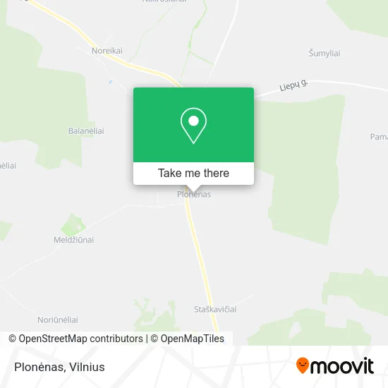 Карта Plonėnas