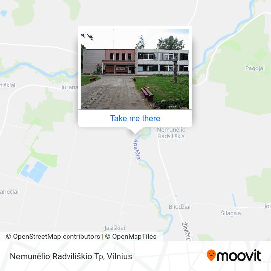 Карта Nemunėlio Radviliškio Tp