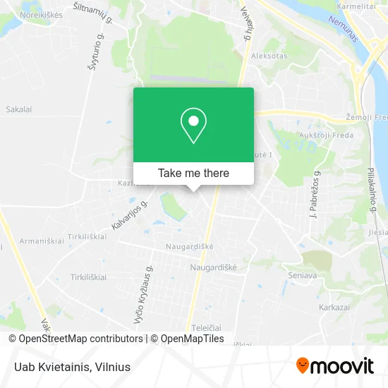 Карта Uab Kvietainis