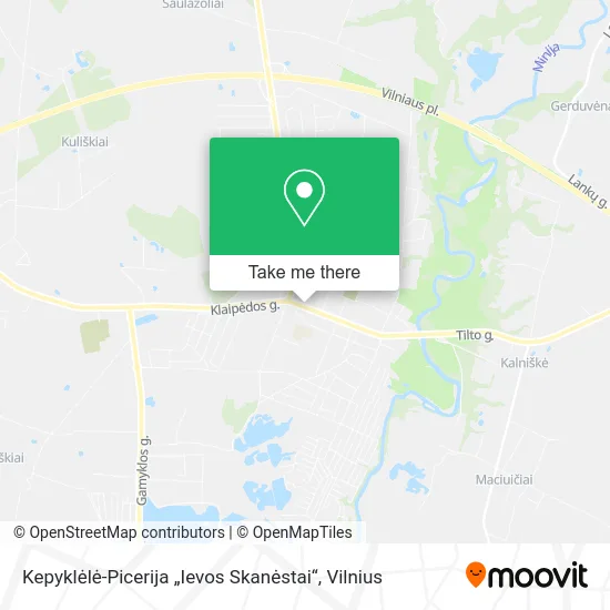 Карта Kepyklėlė-Picerija „Ievos Skanėstai“