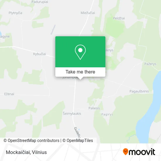 Карта Mockaičiai