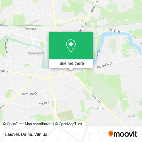 Карта Laisvės Daina