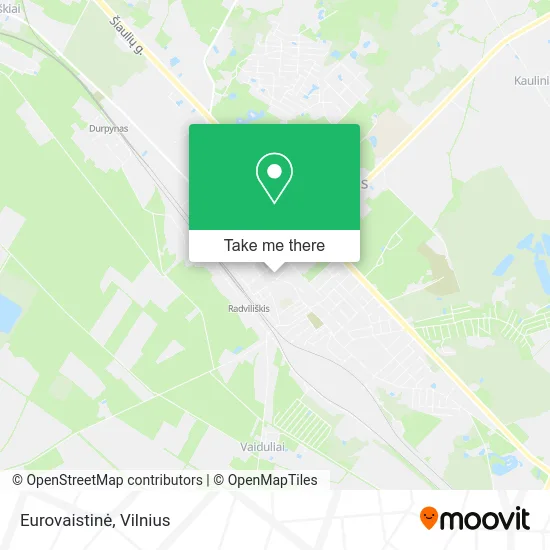 Карта Eurovaistinė