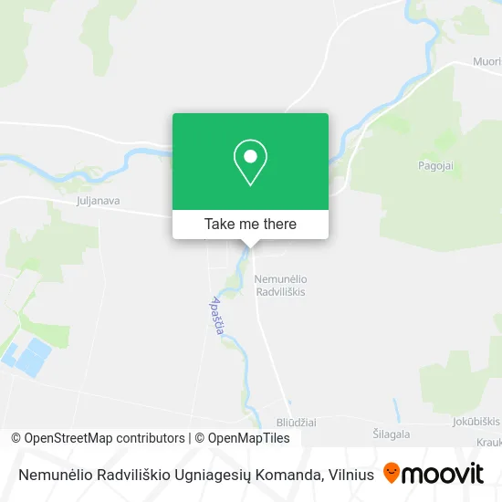 Карта Nemunėlio Radviliškio Ugniagesių Komanda