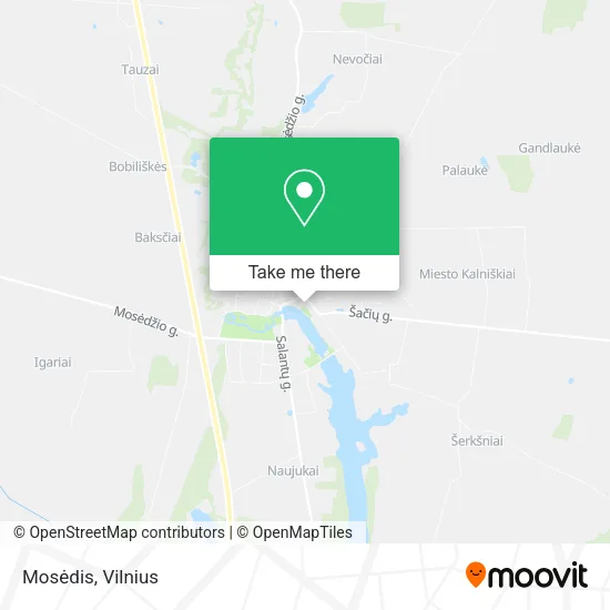 Карта Mosėdis