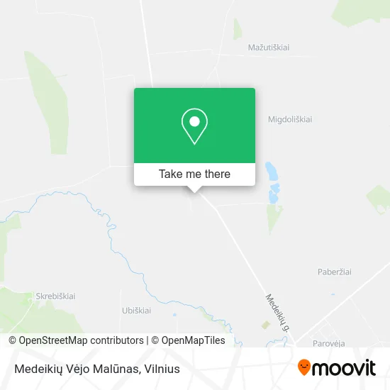 Карта Medeikių Vėjo Malūnas