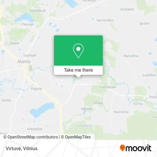 Карта Virtuvė