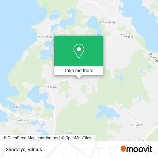Карта Sandėlys