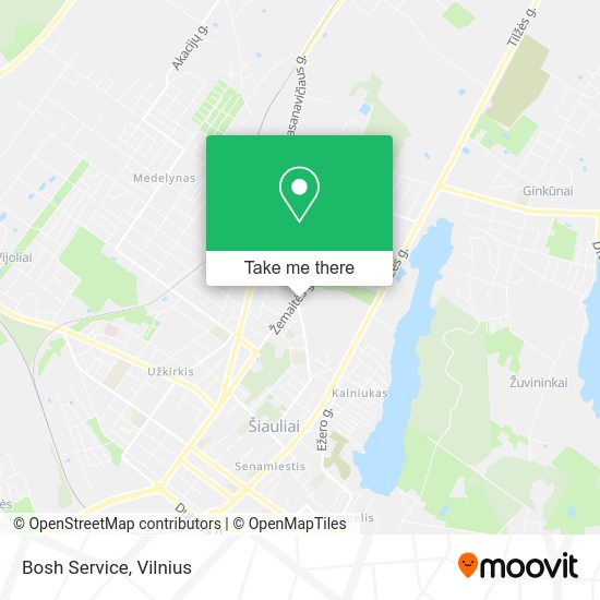 Карта Bosh Service
