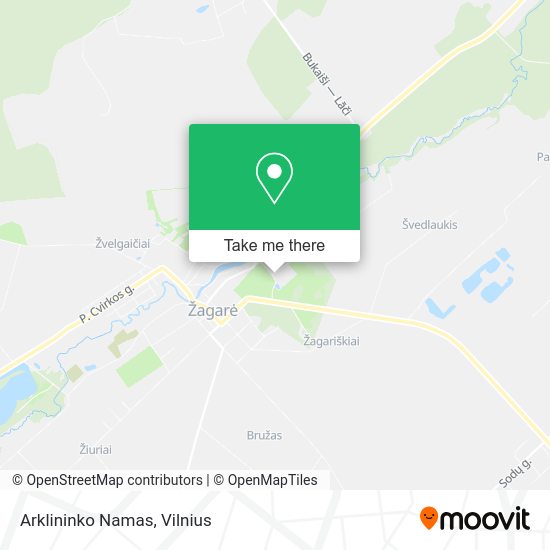 Карта Arklininko Namas