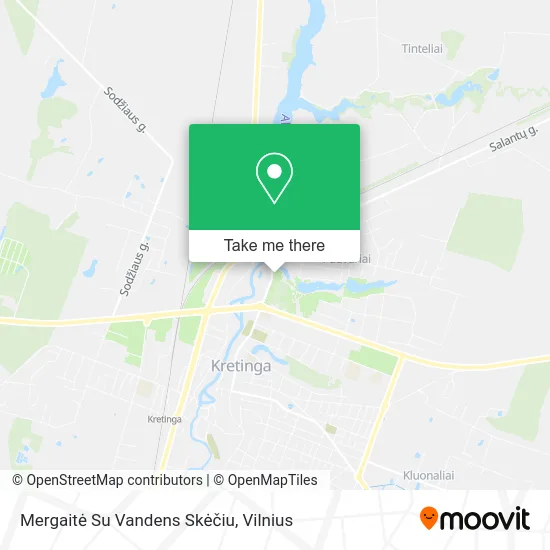 Карта Mergaitė Su Vandens Skėčiu