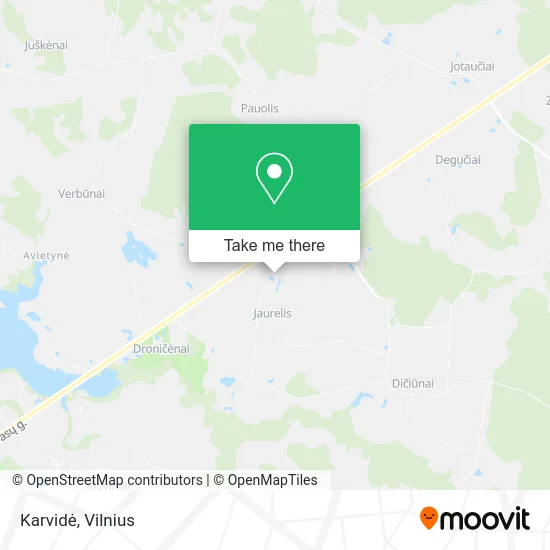 Карта Karvidė