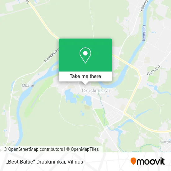 Карта „Best Baltic“ Druskininkai