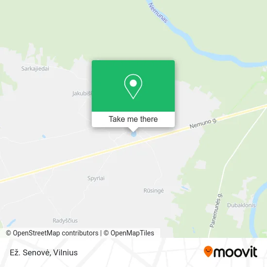 Карта Ež. Senovė