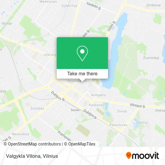 Карта Valgykla Vilona