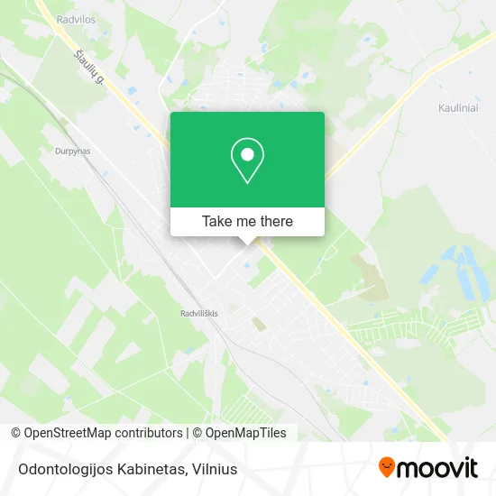 Карта Odontologijos Kabinetas