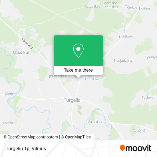 Карта Turgelių Tp