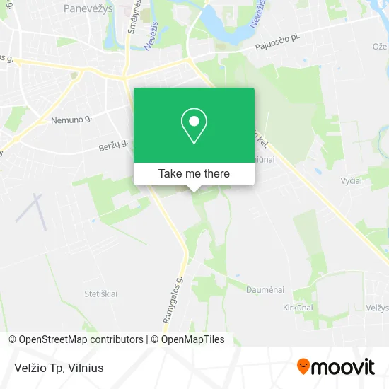 Карта Velžio Tp