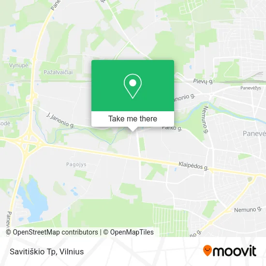 Карта Savitiškio Tp