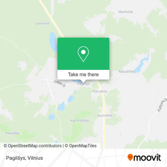 Карта Pagilšys