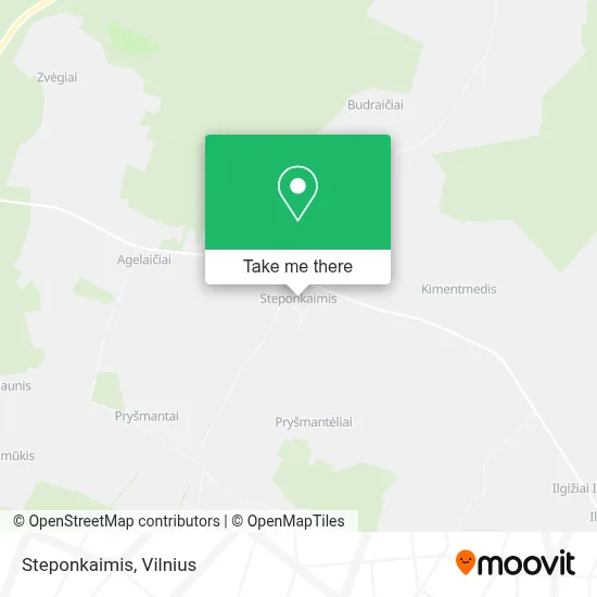 Steponkaimis map