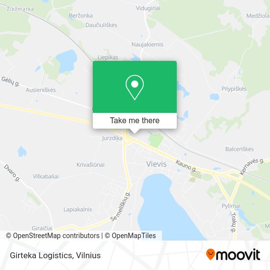 Карта Girteka Logistics