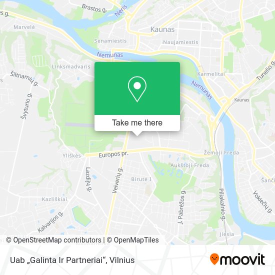 Карта Uab „Galinta Ir Partneriai“