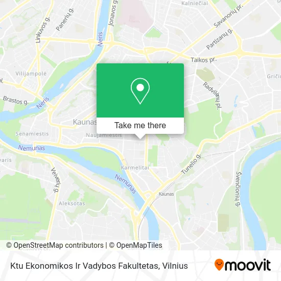 Ktu Ekonomikos Ir Vadybos Fakultetas map