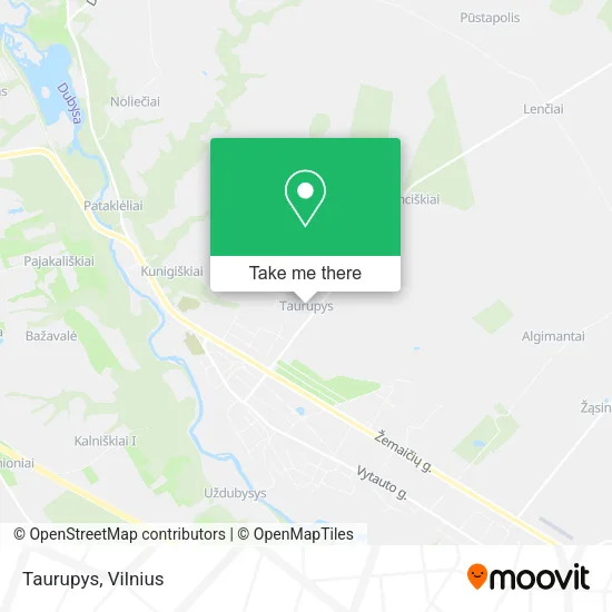 Карта Taurupys
