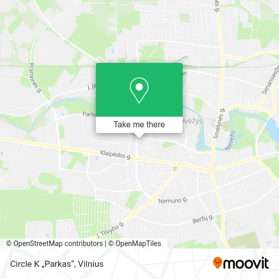 Карта Circle K „Parkas“