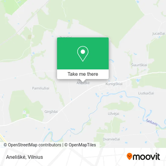 Карта Aneliškė