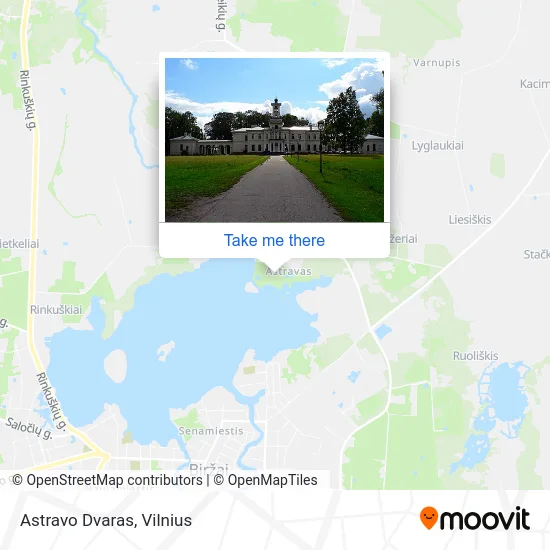 Карта Astravo Dvaras