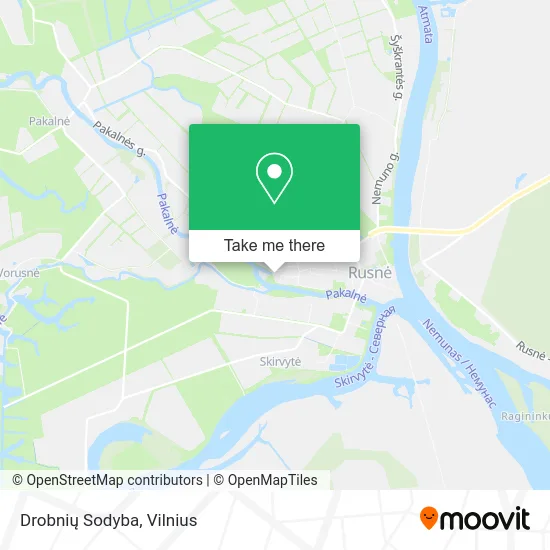 Карта Drobnių Sodyba