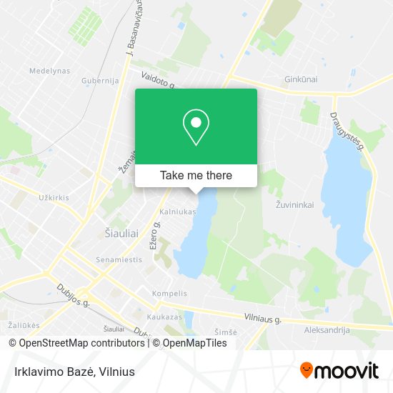 Карта Irklavimo Bazė