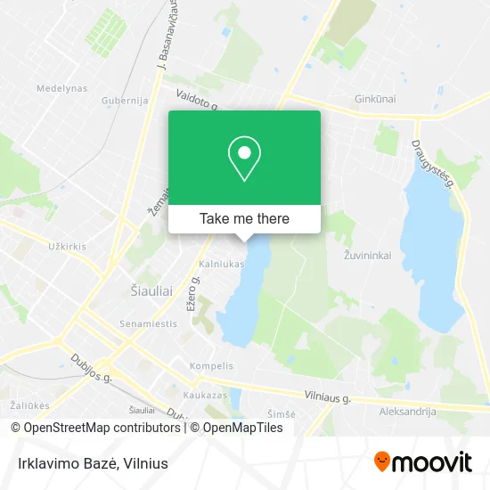 Карта Irklavimo Bazė