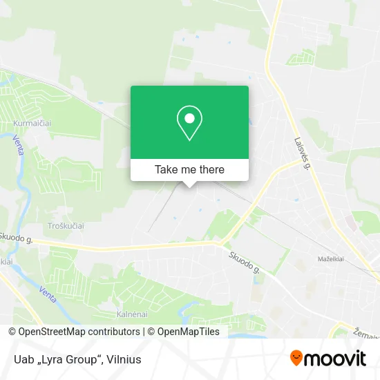 Карта Uab „Lyra Group“