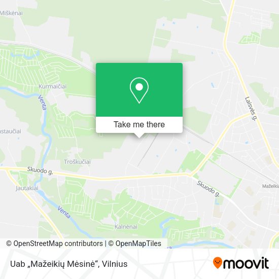 Карта Uab „Mažeikių Mėsinė“
