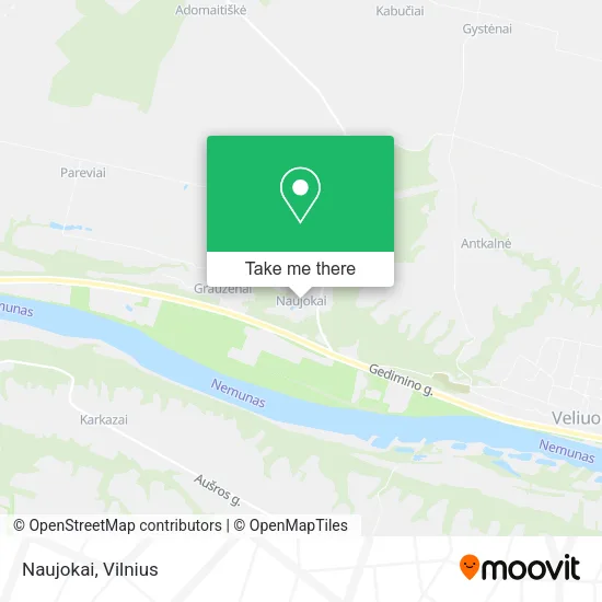 Карта Naujokai