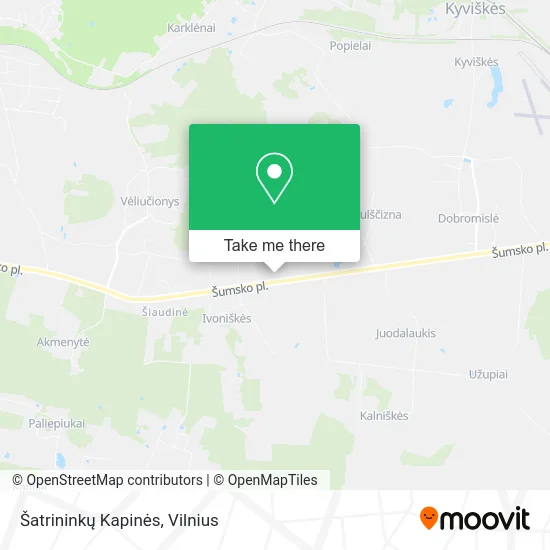 Карта Šatrininkų Kapinės