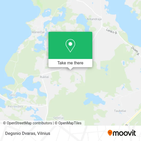 Карта Degsnio Dvaras