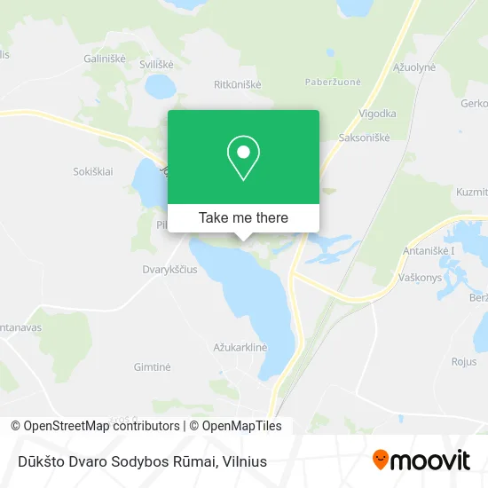 Карта Dūkšto Dvaro Sodybos Rūmai